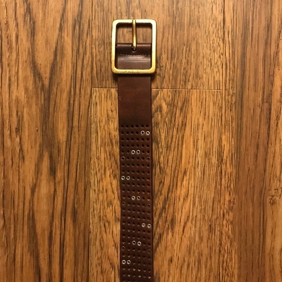Genuine Leather Brown Belt - Picture 1 of 6